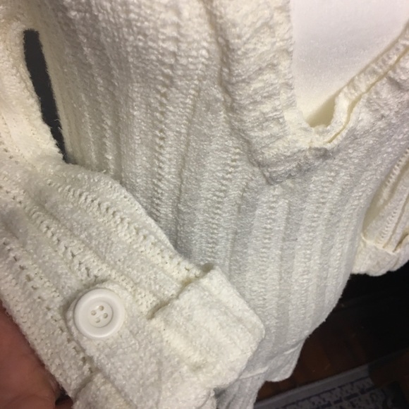 Maurice’s cream sweater- size l. Cute accents! - Picture 3 of 6